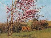 John William Godward Blossoming Red Almond oil on canvas
